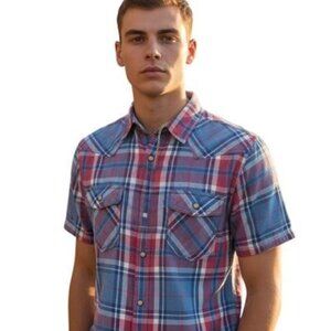 NWT DESERT SON Dierks Bentley Flag & Anthem Western Pearl Snap Men's Size S